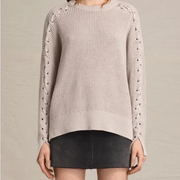 All Saints Beige Sweater - Picture 2 of 6